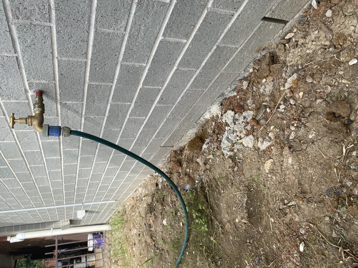 Damp proof course, recorded during a handover inspection in Riverstone